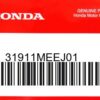HONDA MOTOR EUROPE LTD.SLOUGH - 31911MEEJ01 ZUENDKERZE (IMR8C-9HES) (