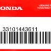 HONDA MOTOR EUROPE LTD.SLOUGH - 33101443611 ZIERRAHMEN