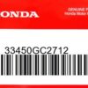 HONDA MOTOR EUROPE LTD.SLOUGH - 33450GC2712 BLINKER VO.LI.