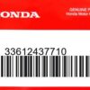 HONDA MOTOR EUROPE LTD.SLOUGH - 33612437710 BEFESTIGUNGSGUMMI