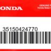 HONDA MOTOR EUROPE LTD.SLOUGH - 35150424770 SCHALTEREINHEIT