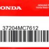 HONDA MOTOR EUROPE LTD.SLOUGH - 37204MC7612 KNOB