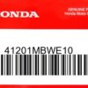 HONDA MOTOR EUROPE LTD.SLOUGH - 41201MBWE10 ENDABTRIEBSKETTENRAD (45T