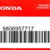 HONDA MOTOR EUROPE LTD.SLOUGH - 9806957717 ZUENDKERZE (D7EA) (NGK)