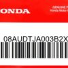 HONDA MOTOR EUROPE LTD.SLOUGH - 08AUDTJA003B2XL HONDA SPORTY FLEECE NAVY