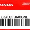 HONDA MOTOR EUROPE LTD.SLOUGH - 08AUDTJA003NL HONDA SPORTY FLEECE NAVY