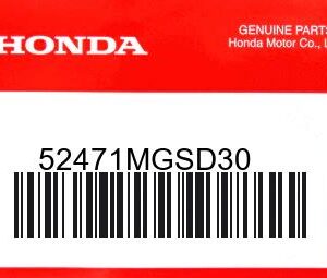 HONDA MOTOR EUROPE LTD.SLOUGH - 52471MGSD30 PLATTE