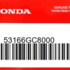 HONDA MOTOR EUROPE LTD.SLOUGH - 53166GC8000 GRIFF