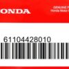 HONDA MOTOR EUROPE LTD.SLOUGH - 61104428010 HUELSE