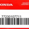 HONDA MOTOR EUROPE LTD.SLOUGH - 77230107711 SCHLO~
