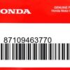 HONDA MOTOR EUROPE LTD.SLOUGH - 87109463770 EMB.