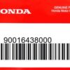 HONDA MOTOR EUROPE LTD.SLOUGH - 90016438000 SCHRAUBE