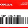 HONDA MOTOR EUROPE LTD.SLOUGH - 90180371000 SCHRAUBE HEX. STECKNUSS