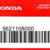 HONDA MOTOR EUROPE LTD.SLOUGH - 9621108000 STAHLKUGEL