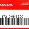 HONDA MOTOR EUROPE LTD.SLOUGH - 17210MKSE00 EINSATZ KOMPL.