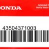 HONDA MOTOR EUROPE LTD.SLOUGH - 43504371003 BOOT