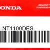 HONDA MOTOR EUROPE LTD.SLOUGH - NT1100DES HONDA NT1100DES
