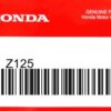 HONDA MOTOR EUROPE LTD.SLOUGH - Z125 HONDA Z125
