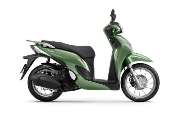 Honda SH Mode 125 2027 in Pearl Nostalgic Green, Seitenansicht